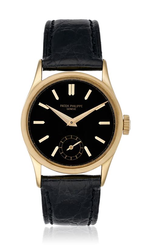 Patek Philippe calatrava black dial